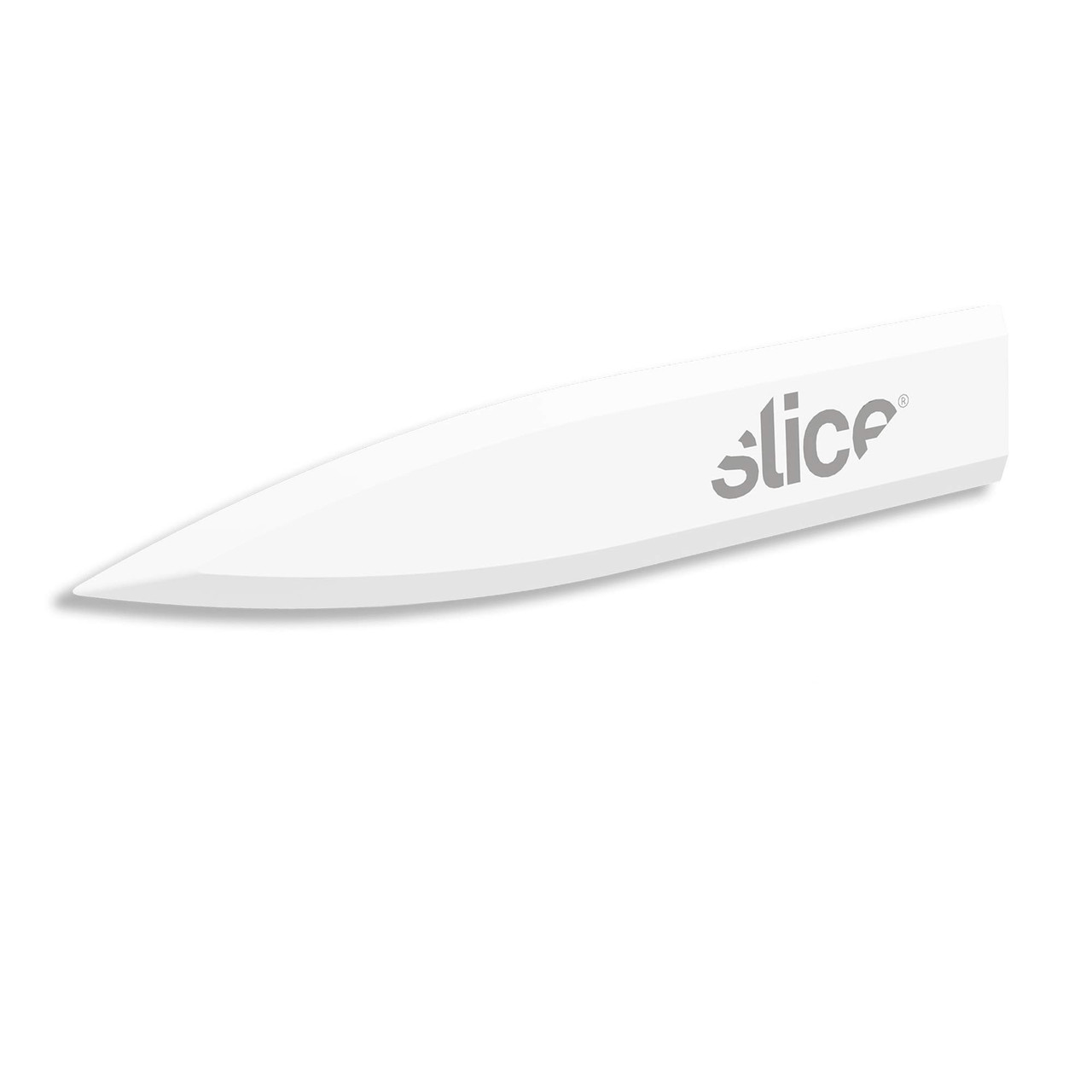 Slice Squeeze Knife Box Cutter, Ceramic Blade, Finger Friendly Lasts 11X  (10493)