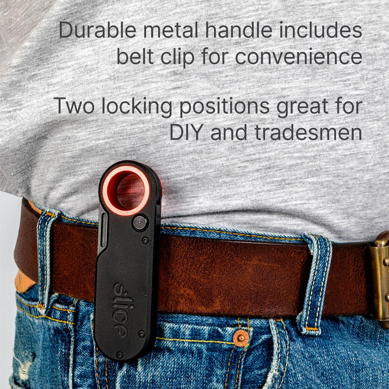 slice(スライス) カッター 10562 スライスユーティリティナイフ、フィンガーループグリップ、セラミック