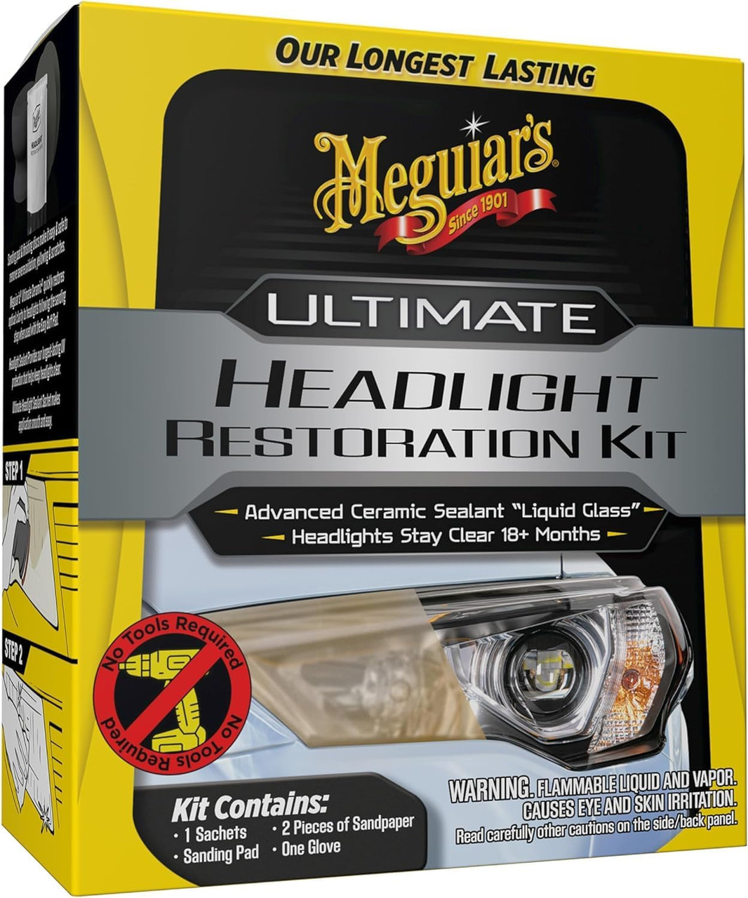 Meguiar's Ultimate Headlight Restoration Kit G2990SRP | JB Tools
