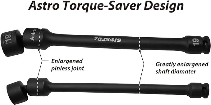 Astro Pneumatic 10 Piece 3/8" Universal Impact Socket Set (78354) JB