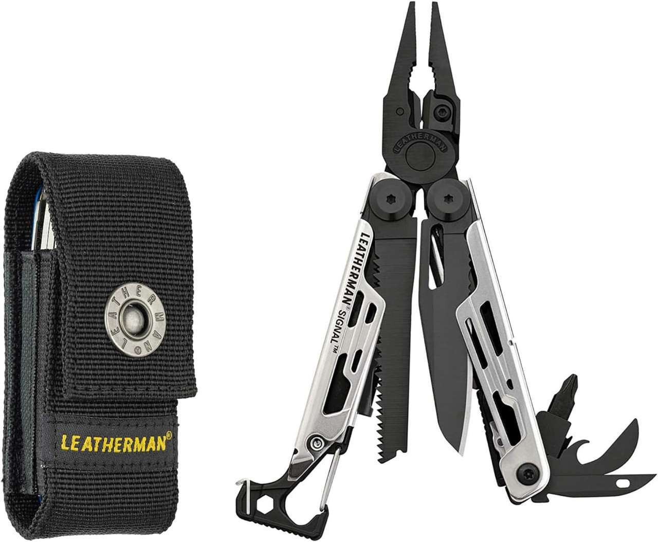 【LEATHERMAN】SIGNAL Black &amp; Silver LEATHERMAN - Signal, Black/Silver, Limited Edition - Walmart.com
