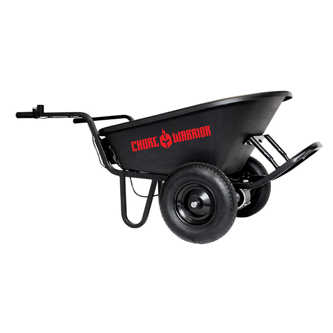 CHORE WARRIOR ELEKTRISK POWER ASSIST SKOTTKÄRRA 350 LB 6 CU FT (44322)