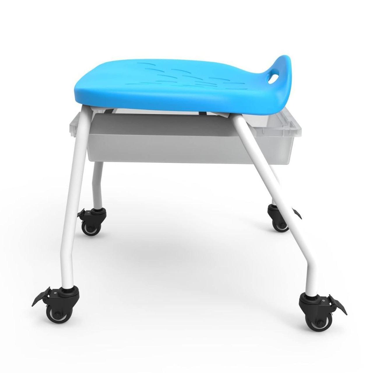 Luxor Workspaces Stackable Classroom Stool, Wheels, Storage (MBS-STOOL ...