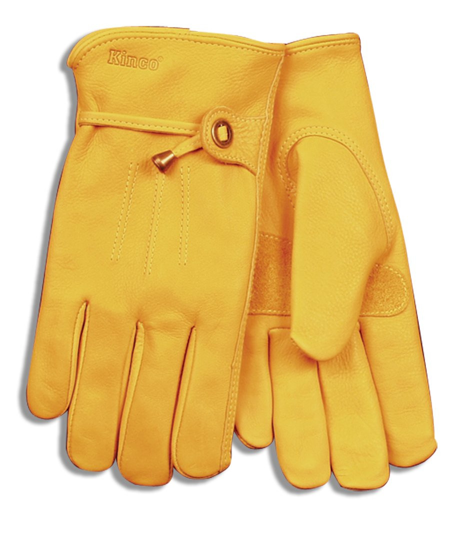 Kinco XL Grain Cowhide Driver Gloves w/ Pull-Strap (199-XL) JB Tools