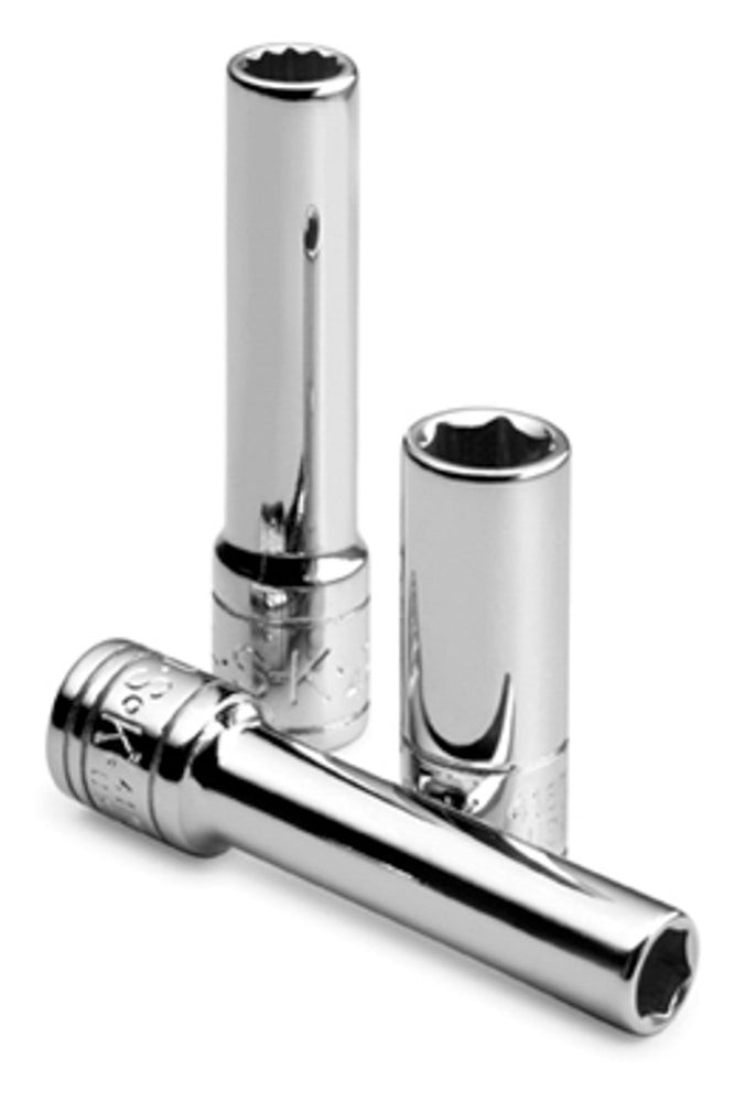 SK Tools 3/8 In. Drive 6-Point Metric Standard Chrome Socket