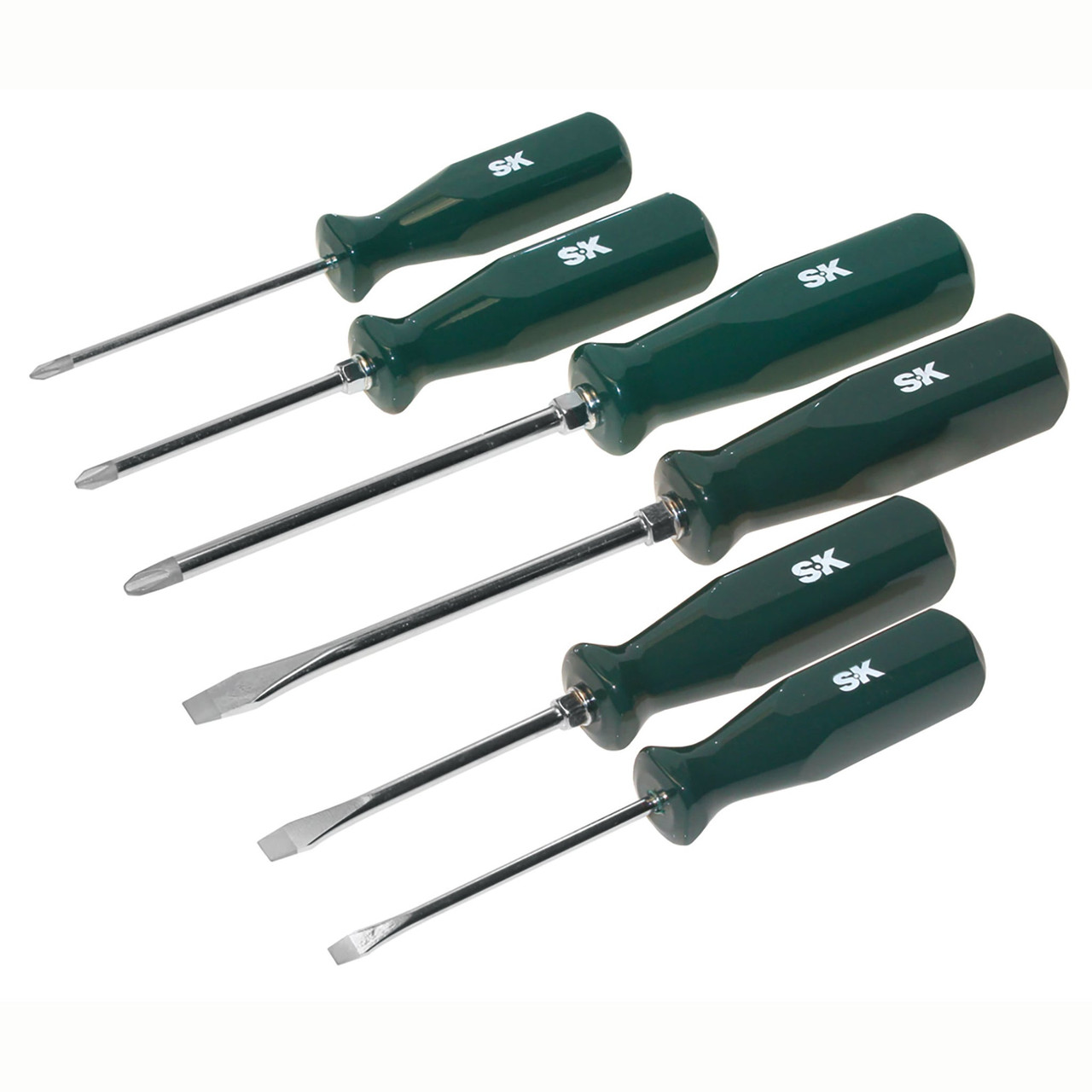 SK Tools 6 Piece Suregrip Automotive Screwdriver Set (86326) | JB