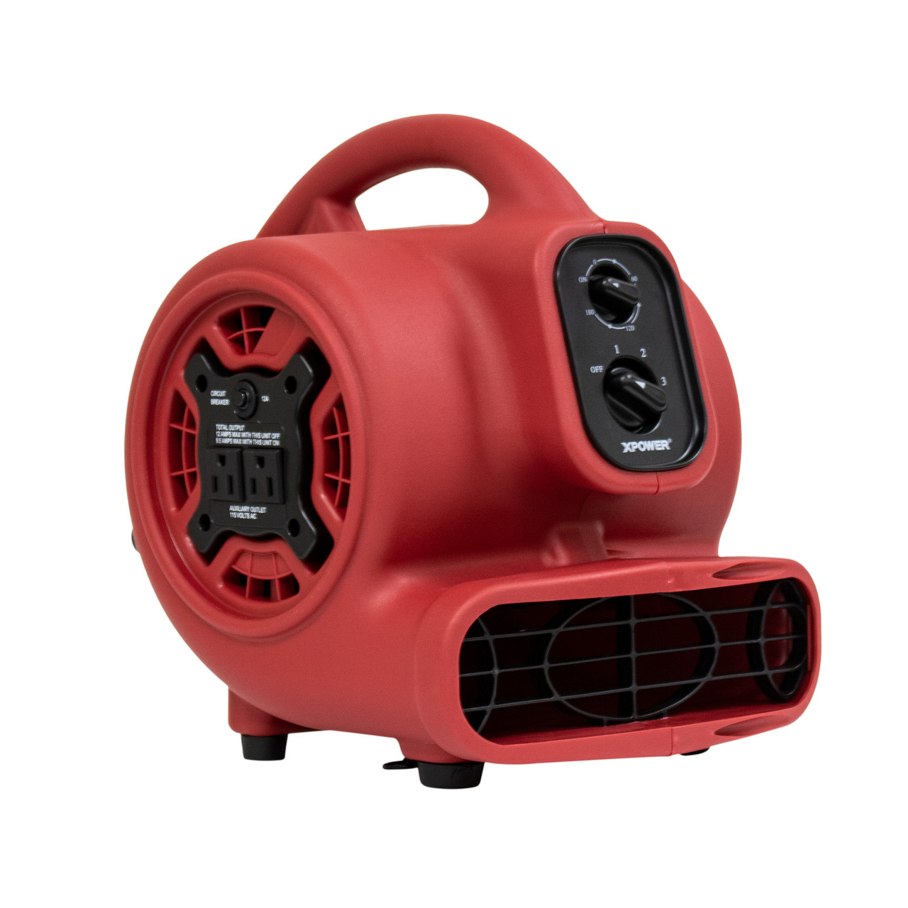 XPOWER 1/4 HP ミニエアムーバー (P-230AT-Red) | JB Tools