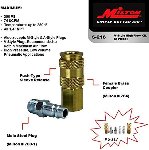 V-Style Hi-Flow Coupler - 3/8 NPT Female