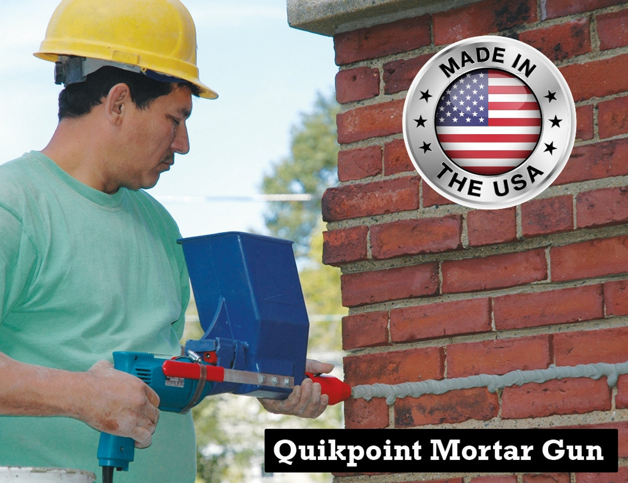 Quikpoint Mortar Gun w/ Built-In Black and Decker 5.2 amp (3600)