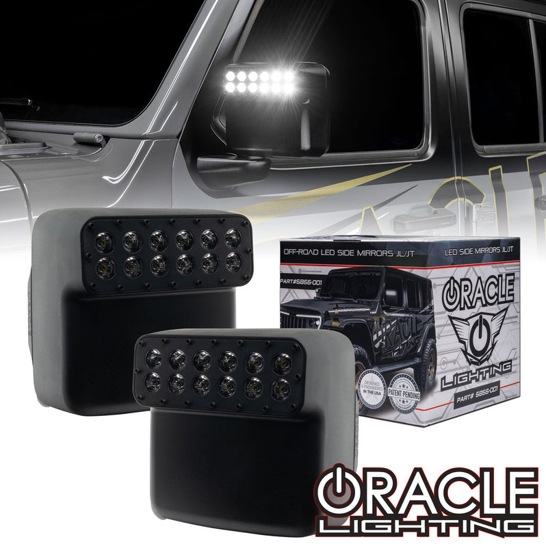 Oracle Lighting LED オフロードサイドミラー Jeep JL/JT (5855-001