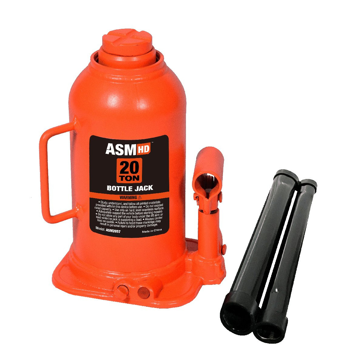 AutoSport 20 Ton Welded Bottle Jack (ASM2057) | JB Tools