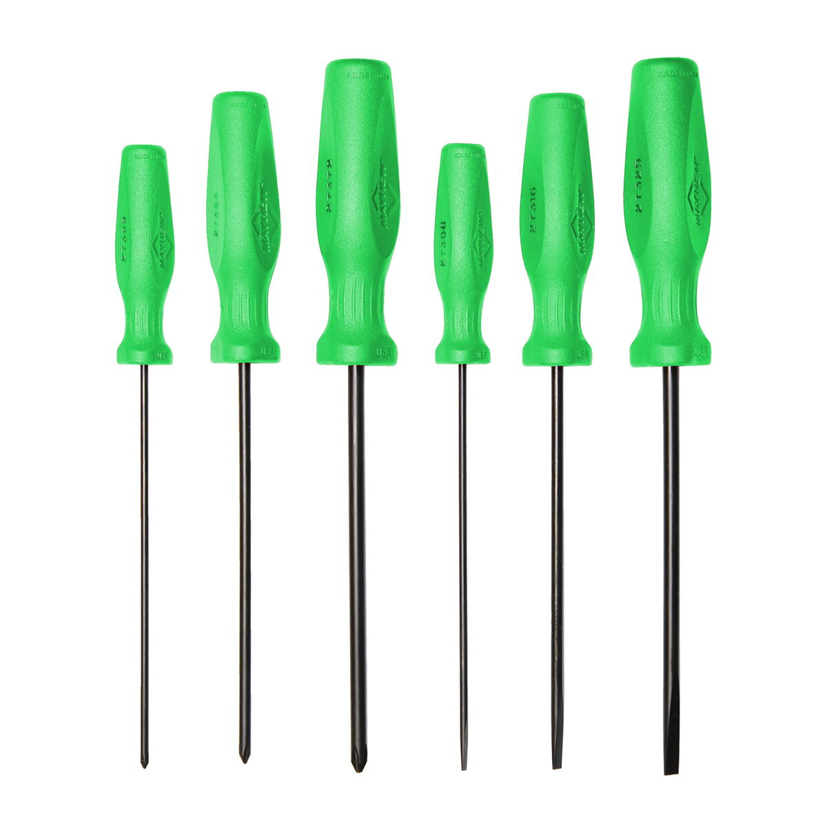 mohe様 Mayhew 6pcs Green Long Slotted & Phillips Set (27021LTHVG) | JB Tools