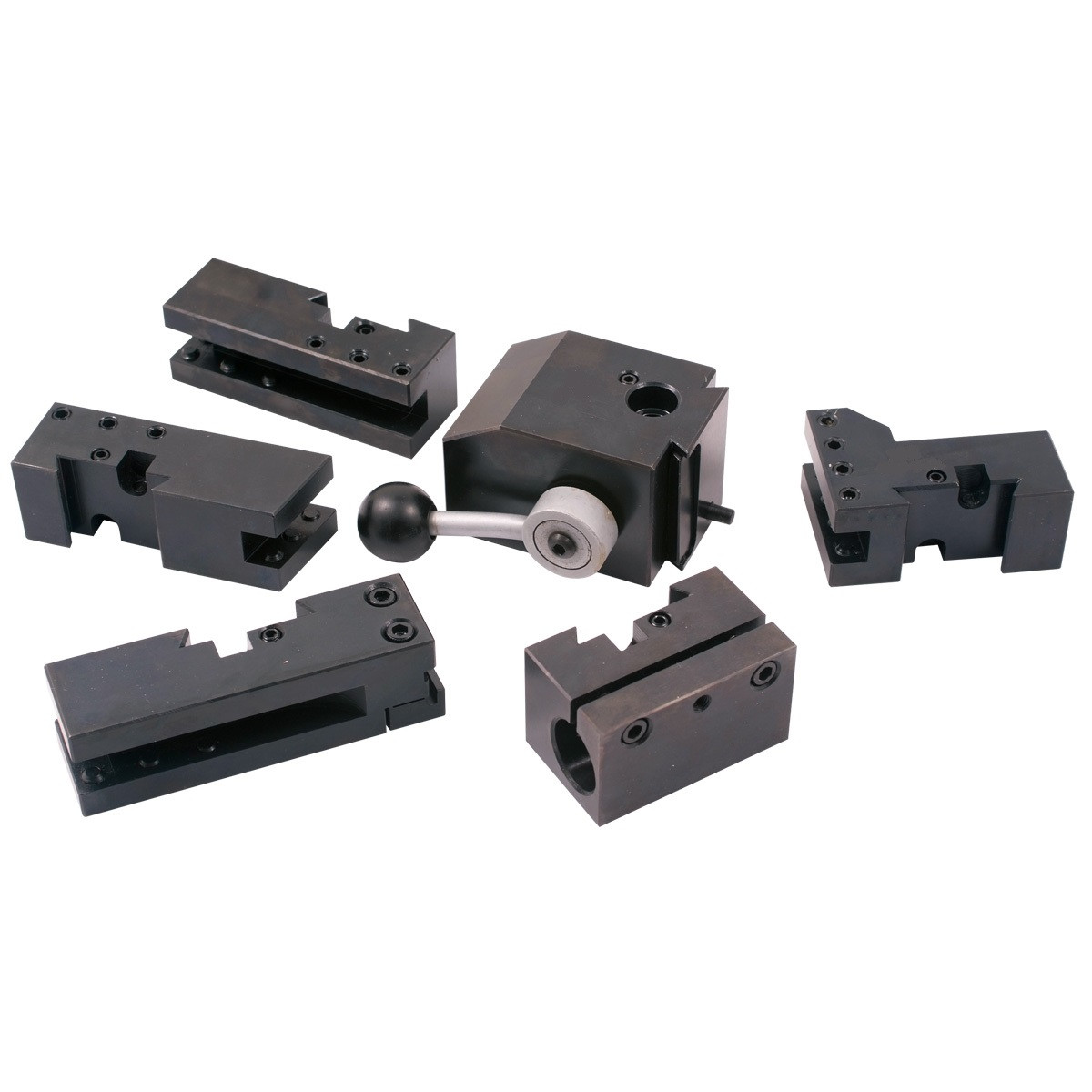 HHIP 6 PIECE KDK STYLE-150 QUICK CHANGE TOOL POST & HOLDER SET