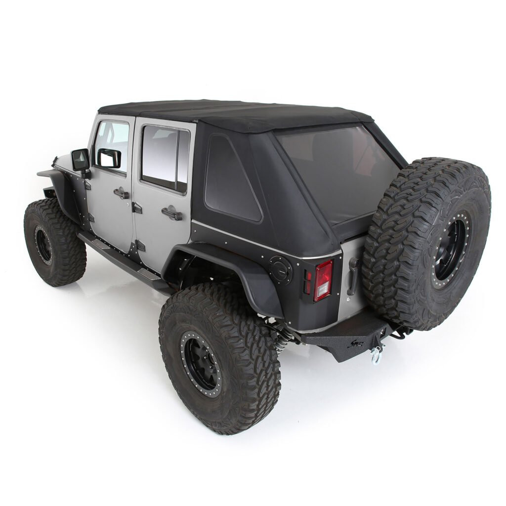Smittybilt 0718 WRANGLER JK 4 DR Bowless Combo Top Kit W/ Tinted