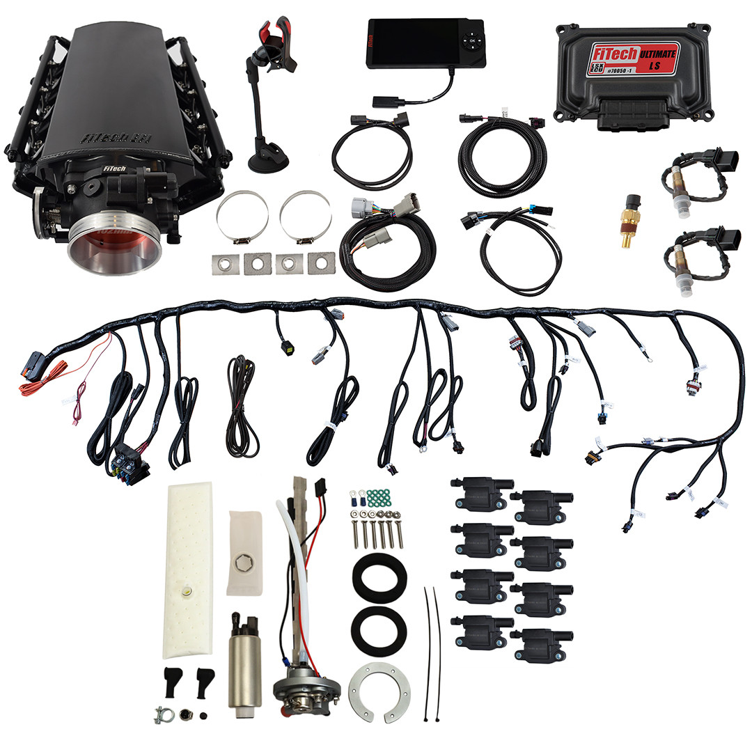 FiTech LS 500HP EFI Short Intake w/ Pump & LS3 Coil (78701) | JB Tools