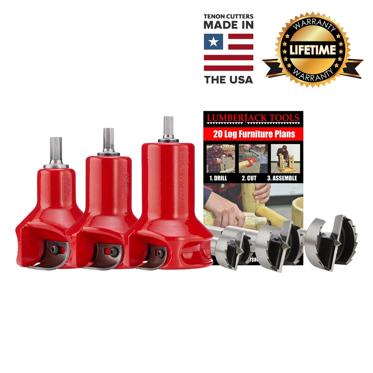 Lumberjack Tools ™ 1, 1-1/2 & 2 Industrial Series Master Kit - ISK3N