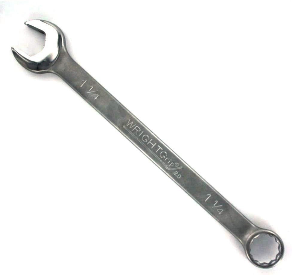 Wright Tool Combination Wrench Wrightgrip 2.0 12 Point Satin - 1-1