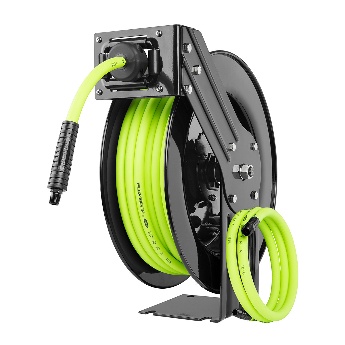 専用です　　　　　　Y386★シャトル メンズ11本FLEX-R.SR Flexzilla Retractable Air Hose Reel 3/8 in x 50 ft Hybrid (L8611FZ