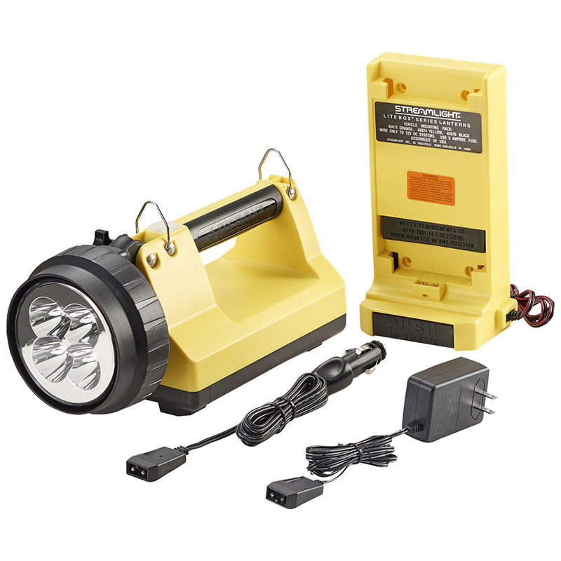 Streamlight 120V AC/12V DC Yellow E-Spot Litebox (45871) | JB Tools