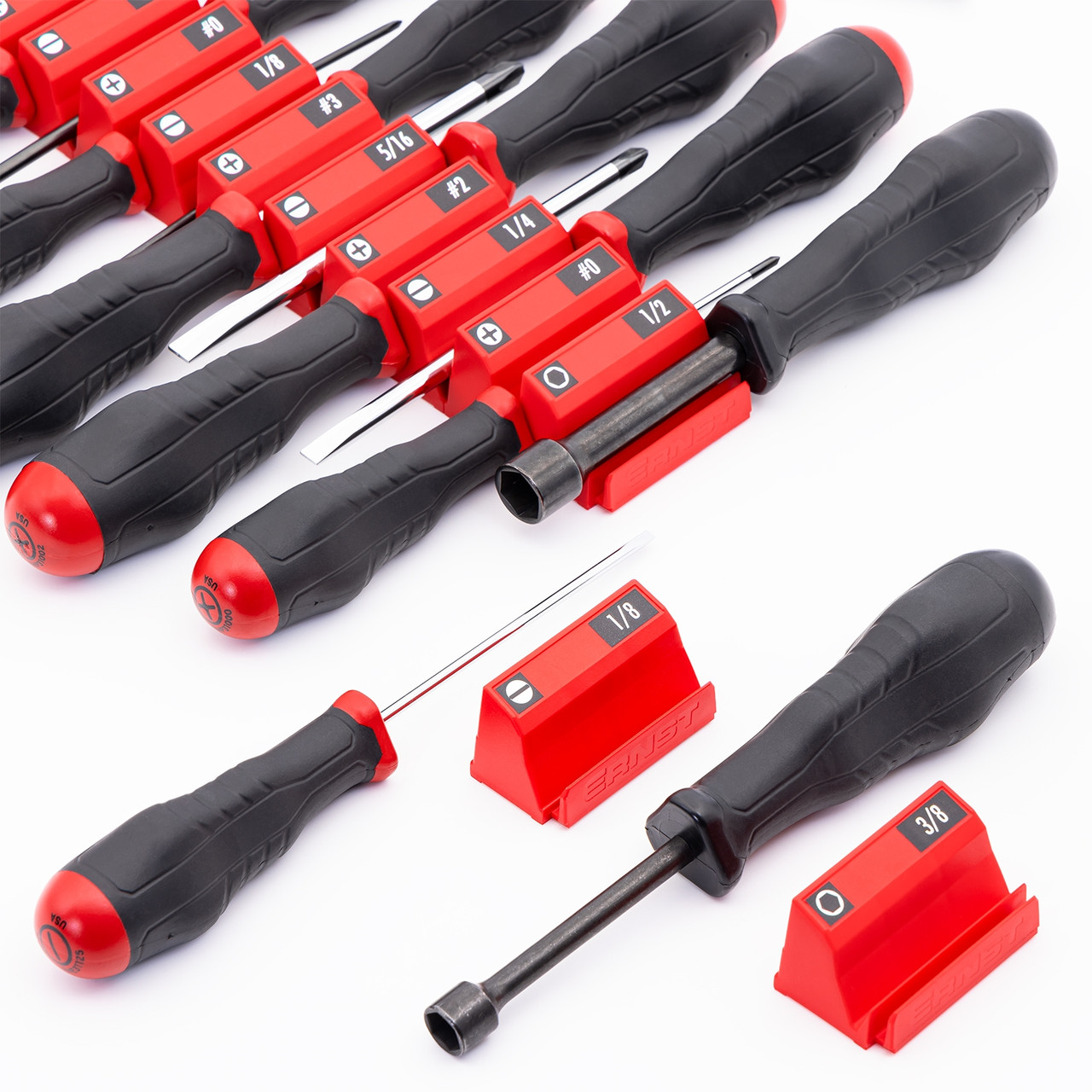 strongページ Ernst 14 Tool Magnetic Modular Screwdriver Pro XL - Red (5651M