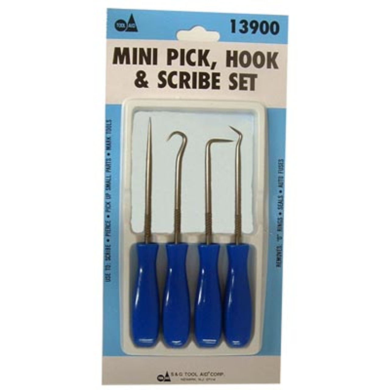 Buy SG Tool Aid 13900 Mini Hook and Pick Set with Scribe with an