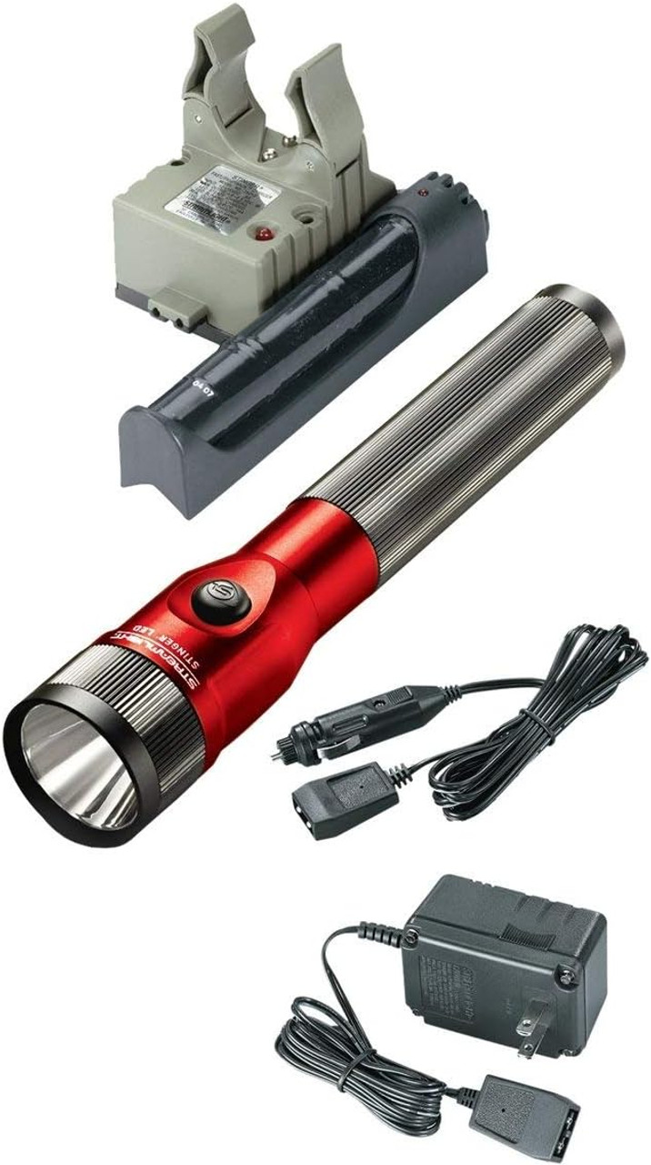 S☆ Streamlight Stinger LED Flashlight in Red (75612) | JB Tools
