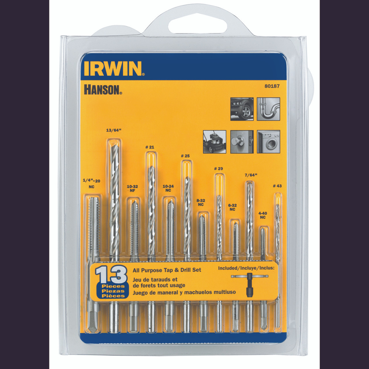 4-40 NC Tap and No 80209 IRWIN Drill And Tap Set 43 Drill Bit 