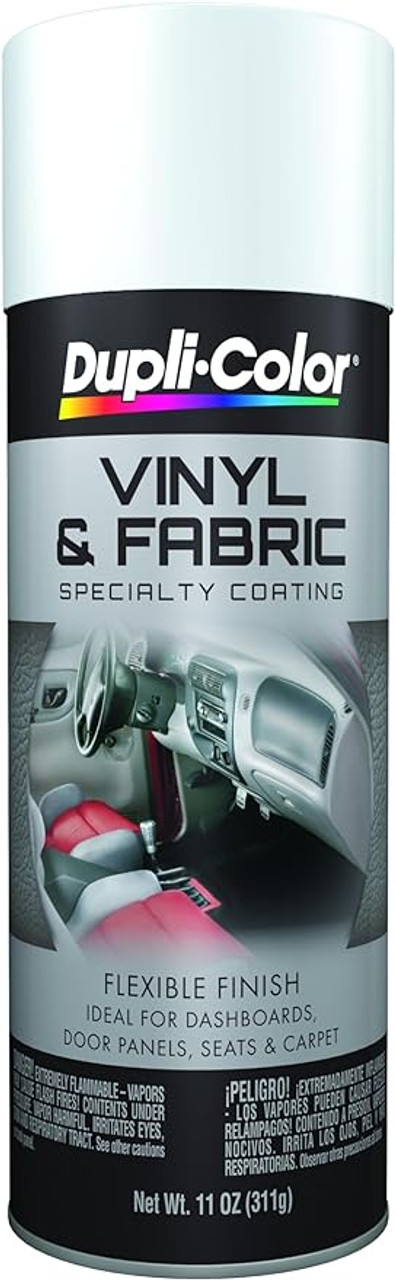 Duplicolor HVP104 Vinyl & Fabric Spray High Performance Gloss Black 11 Oz.  Aerosol