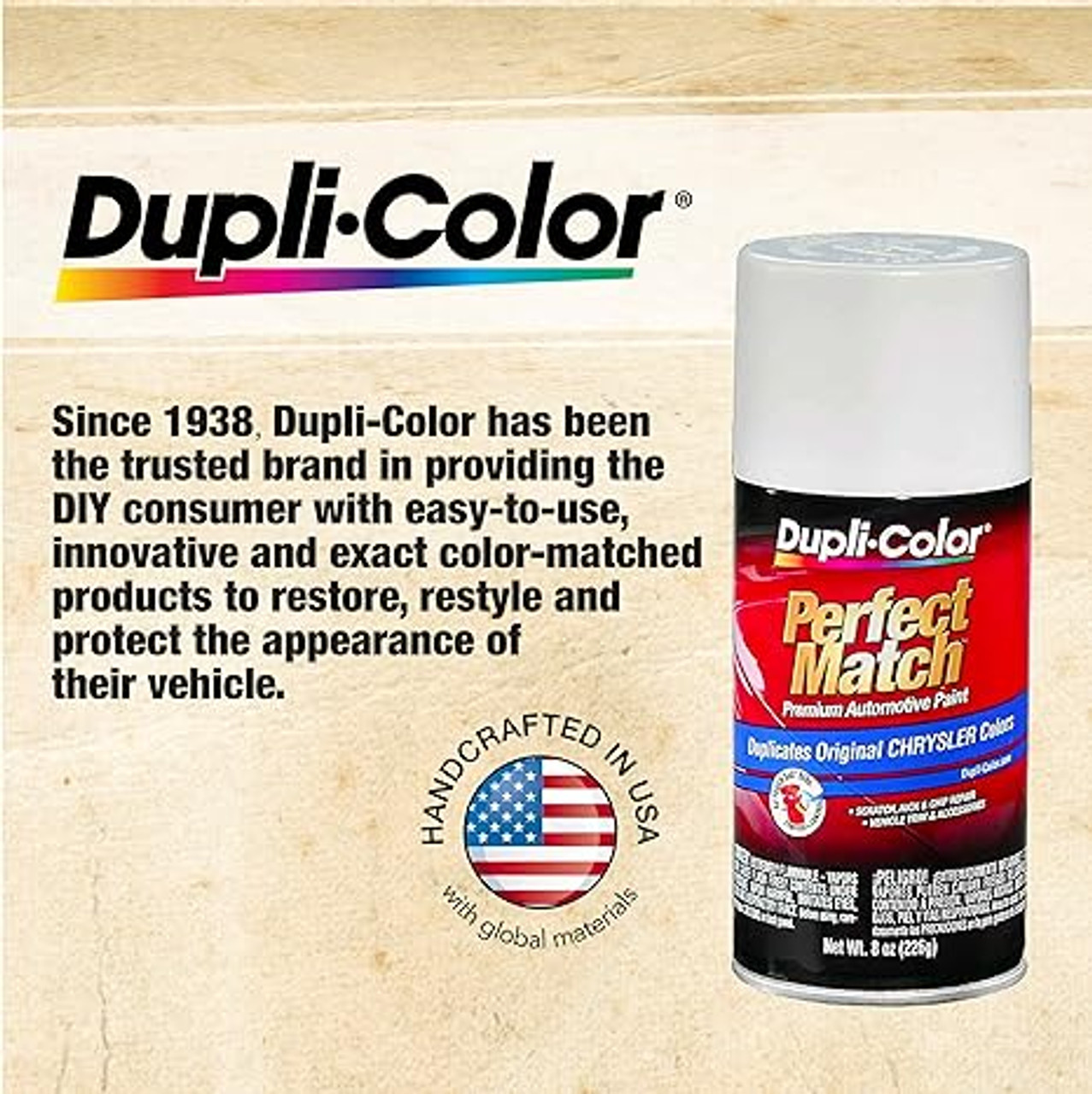 Dupli-Color Bcl0125 Clear Perfect Match Automotive Top Coat - 8 oz. Aerosol