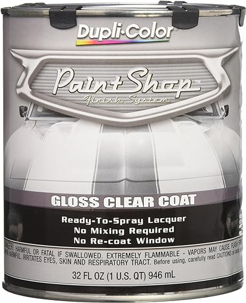 Clear Coat Lacquer for car paint Touch up brush scratch chip repair 1 coat  5 ml