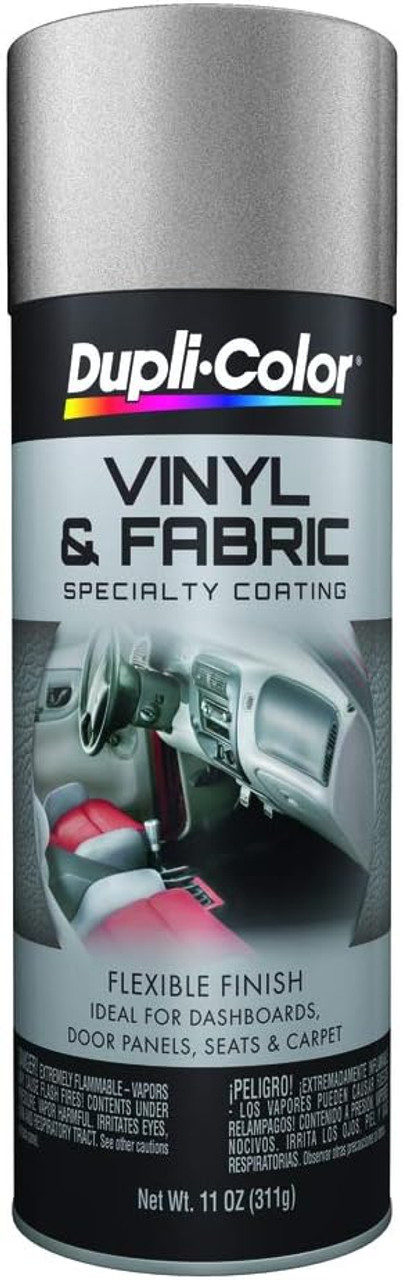 Duplicolor HVP104 Vinyl & Fabric Spray High Performance Gloss Black 11 Oz.  Aerosol