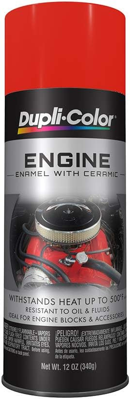 DupliColor Chevrolet Orange Red Engine Spray Paint (DE1607) | JB Tools