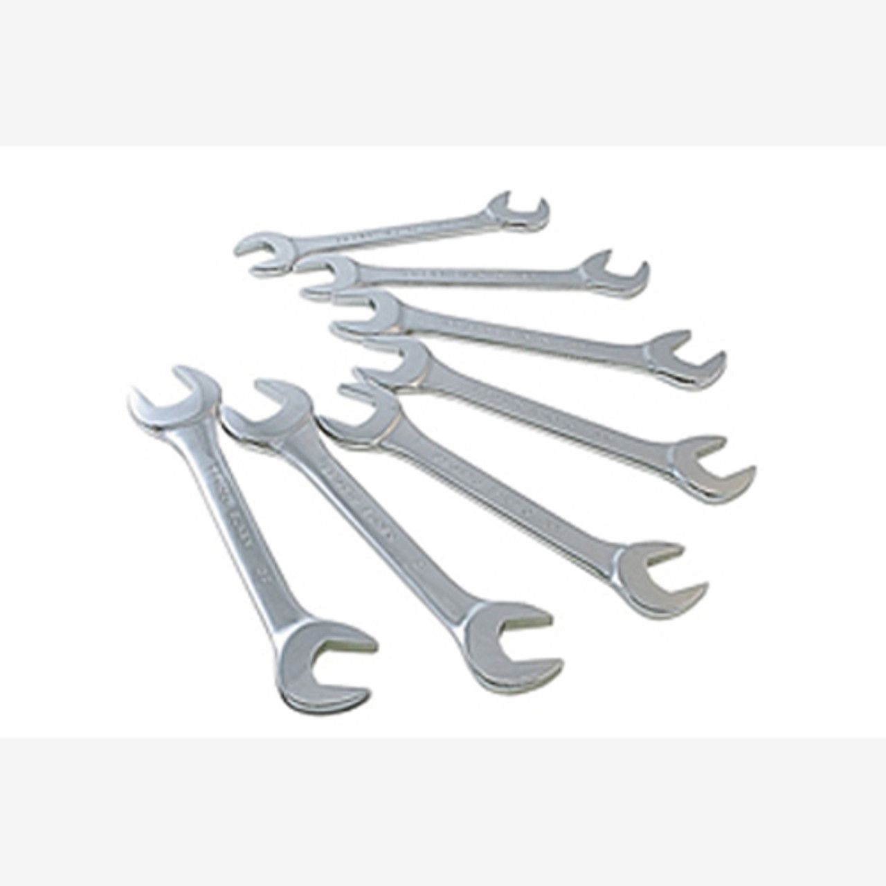 Sunex 9927 7 Pc. Fully Polished Metric Jumbo Angle Head Wrench Set