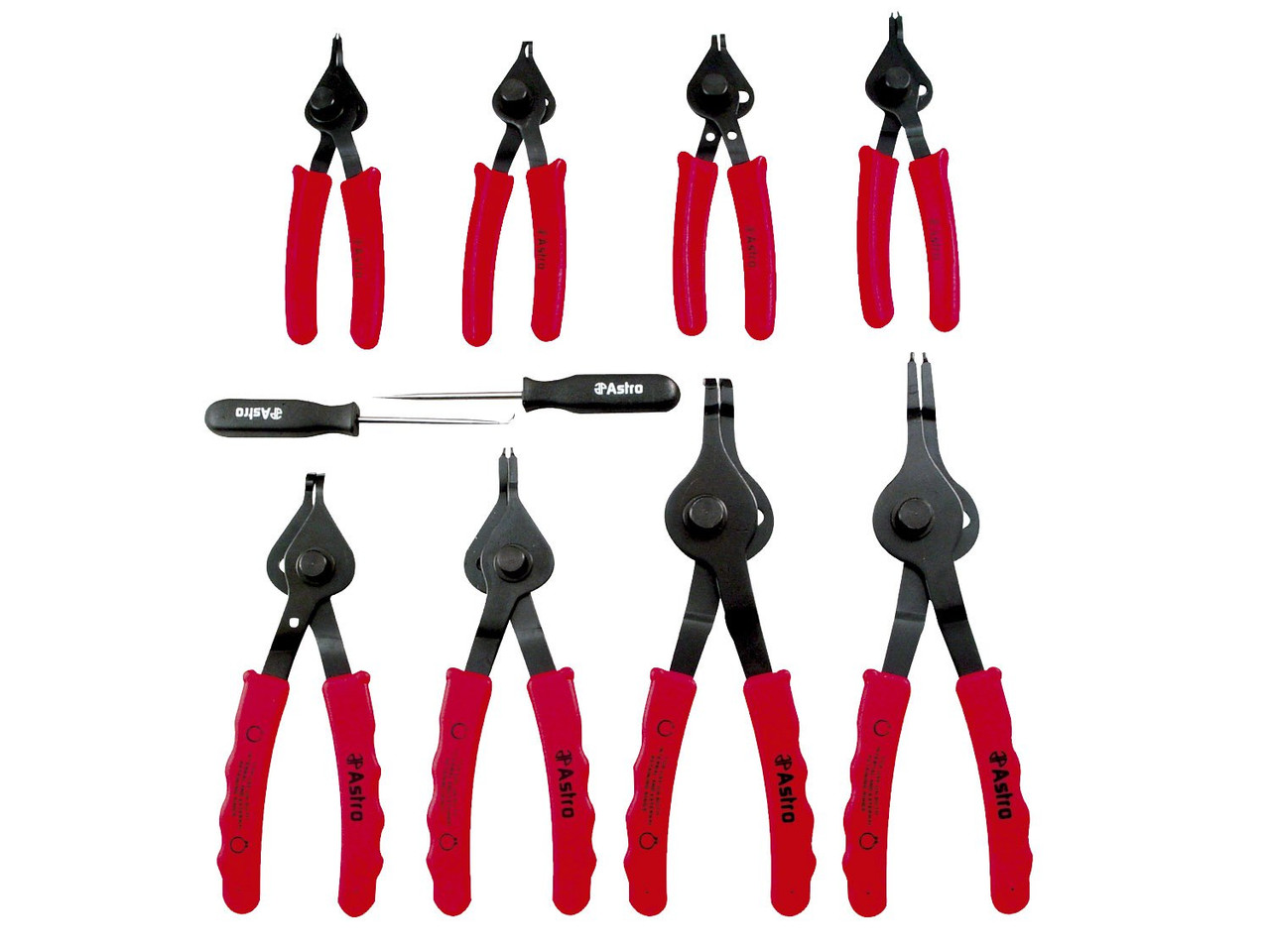 Astro Pneumatic Snap Ring Pliers Set (9401) | JB Tools