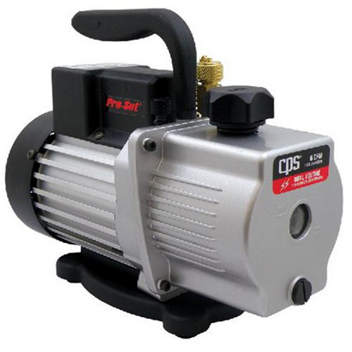 CPS Products VP6D Two Stage Vacuum Pump, 6 CFM, 1/2 HP, 15 Microns JB