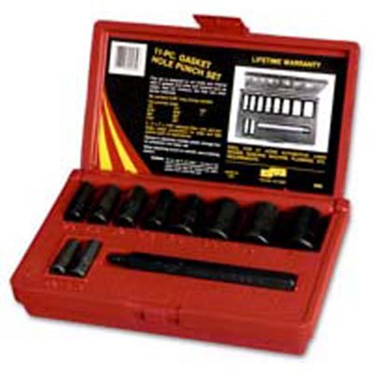 General Tools S1274 10-Piece Professional Gasket Punch Set