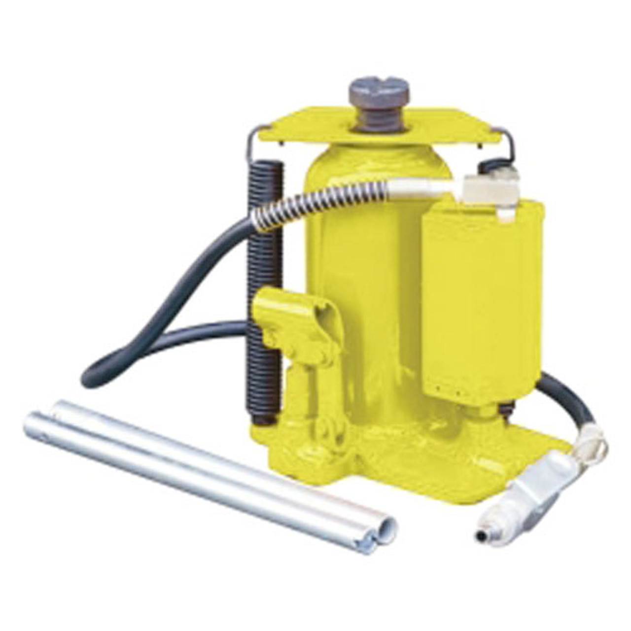 Esco Equipment 10446 20 Ton Air Hydraulic Bottle Jack--Yellowjackit JB  Tools