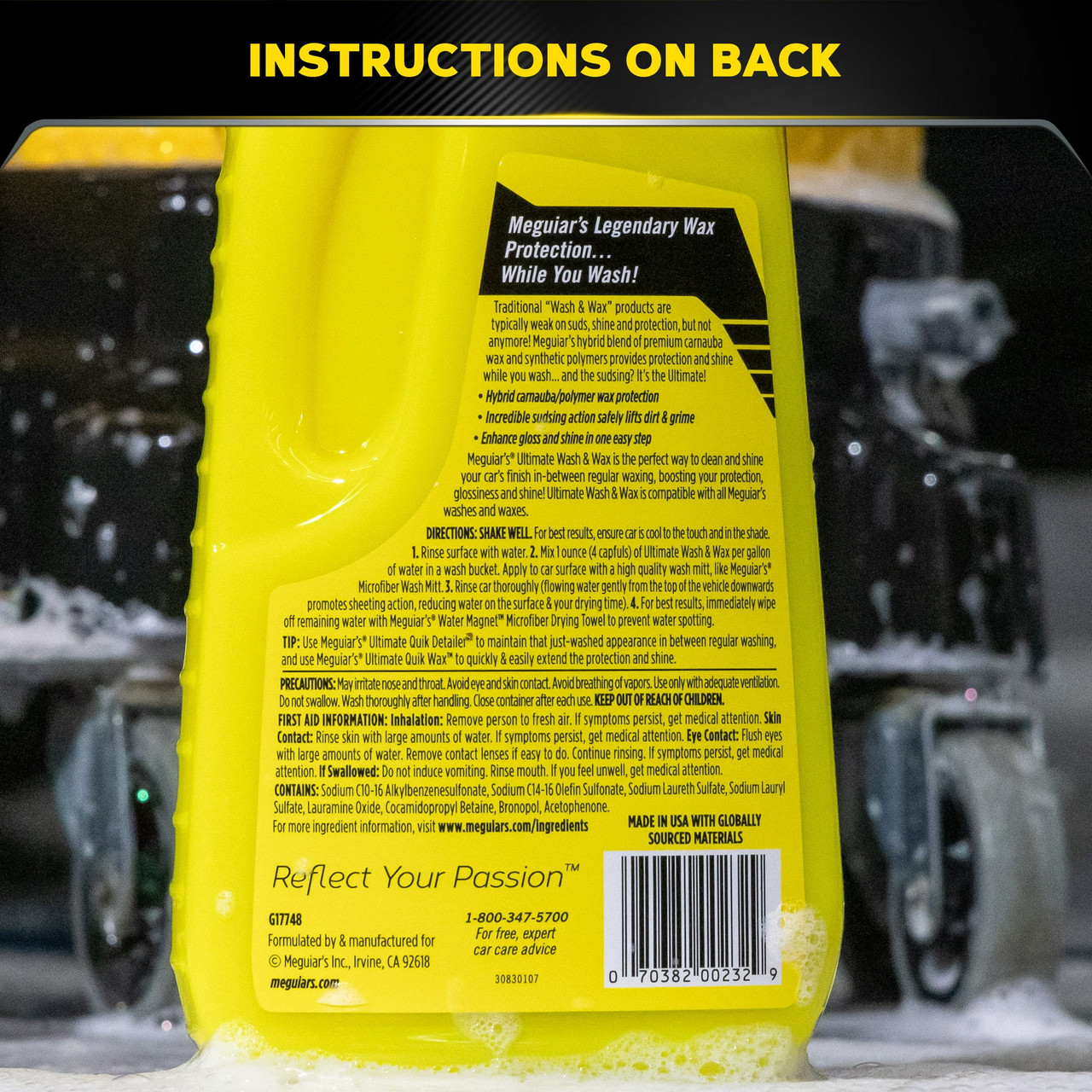 ♪megu♪ Meguiar's Ultimate Wax Wash (G17748) | JB Tools