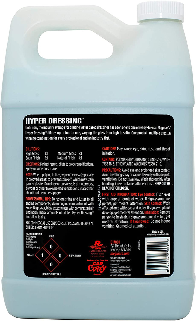 Meguiar's - Any Hyper Dressing fans out there? Water based