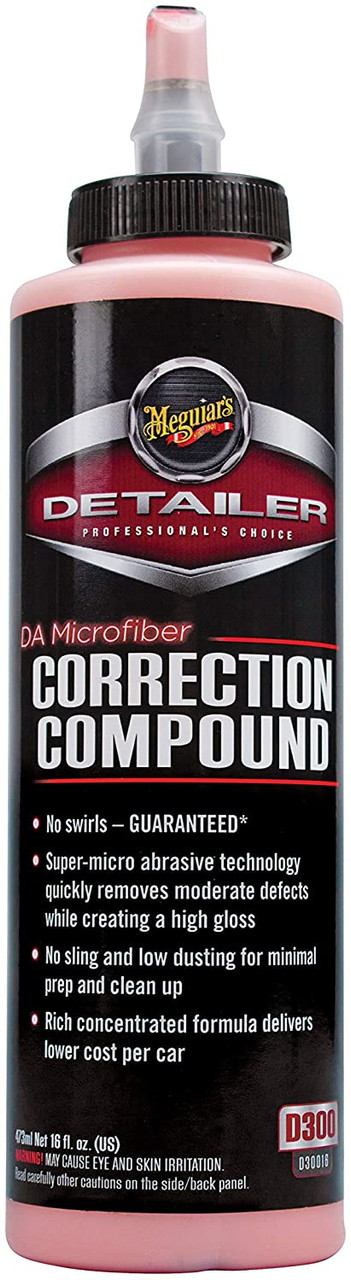 Meguiar's DA Microfiber Correction System 5 Starter Kit, Complete Paint  Correction Kit with Cutting Discs, Backing Plate, Correction Compound