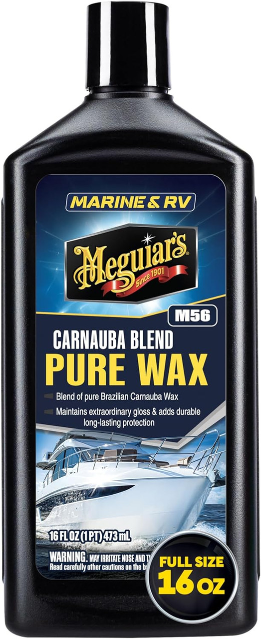 Meguiar's M5616 Boat RV Pure Wax 16 Oz Carnauba Blend | JB Tools