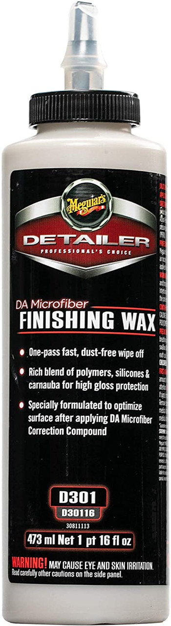 Meguiars D30116 DA Microfiber Finishing Wax - 16 Oz.