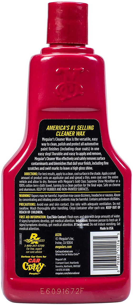 Meguiar's Boat and RV Cleaner Wax, Paste 