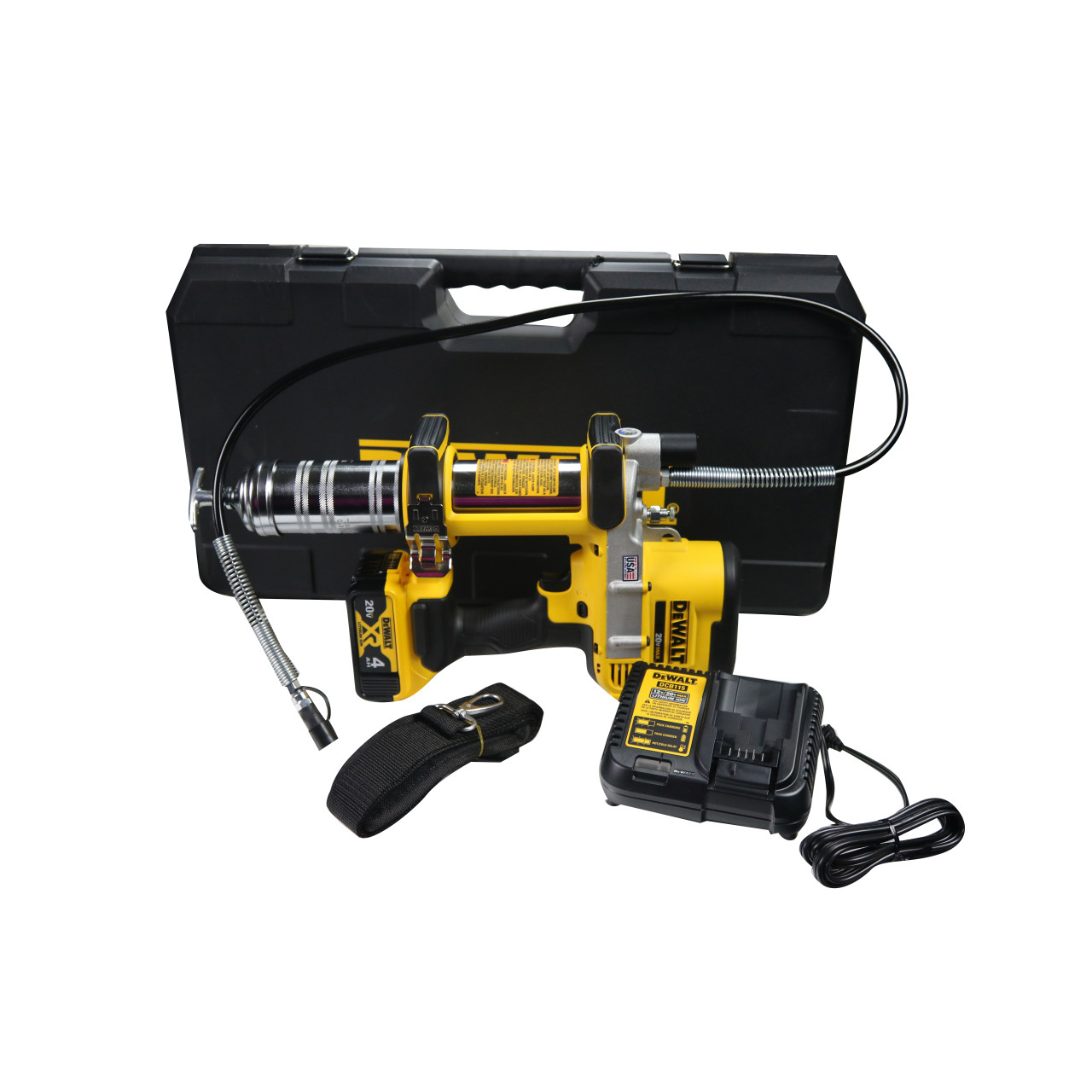 Dewalt DCGG571M1 20V MAX Lithium Ion Grease Gun JB Tools