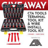 מתנת cta tools : ערכות התקנת טרמינלים וחוטים