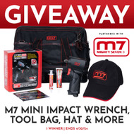 Gagnez le concours de clé à chocs pneumatique M7 et d'accessoires d'outils