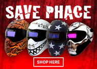 Protección de los soldadores con cascos de soldadura Save Phace