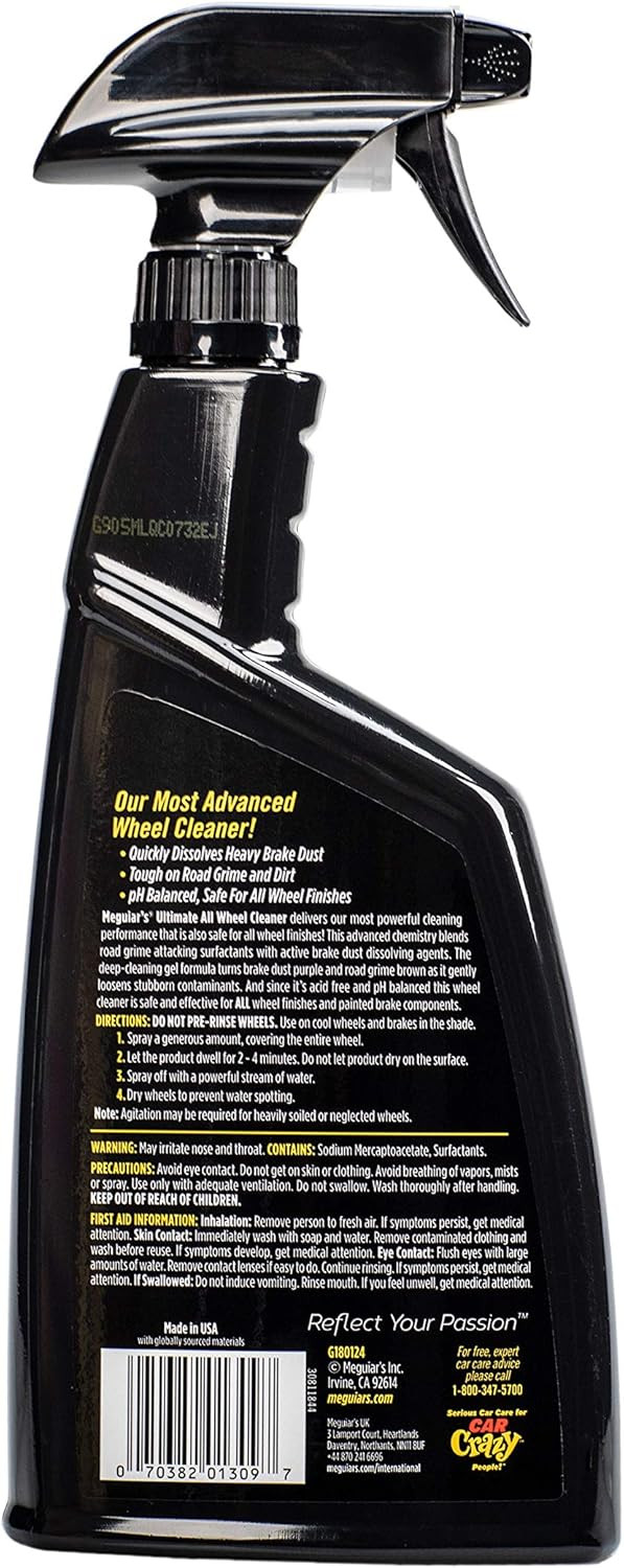 Meguiar's Ultimate All Wheel Cleaner 24 oz (G180124) | JB Tools