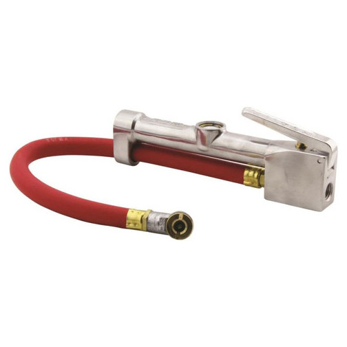 Milton S-504 Testa Gonfiatore Con Manometro | Dritta Per Pneumatici | Made In USA Con Tubo 38 Cm