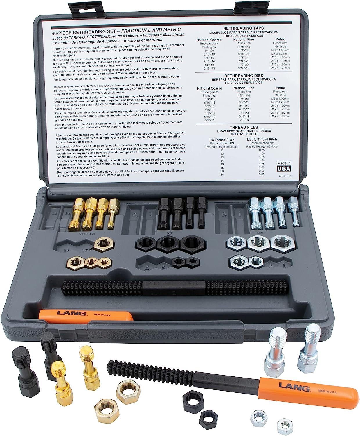 Kastar 972 40 piece Thread Restorer Set | JB Tools